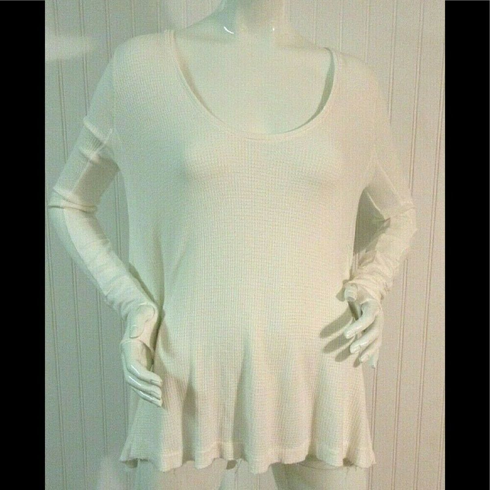 Anthropologie We The Free thermal look top M